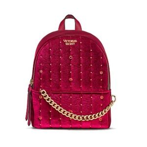 Victoria Secret  Velvet Chain Backpack